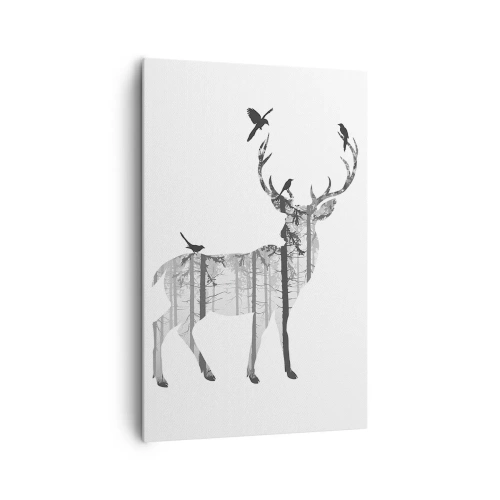 Quadro em tela - Bom espírito da floresta - 80x120 cm