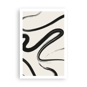 Pôster - Capricho preto e branco - 61x91 cm