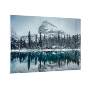 Quadro em vidro - Retiro canadense - 100x70 cm