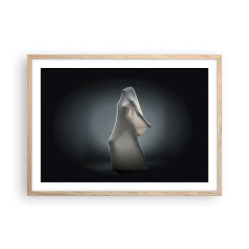 Pôster com moldura de carvalho claro - Desejos ocultos - 70x50 cm
