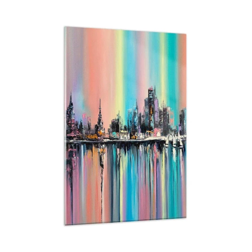 Quadro em vidro - Brilho da noite - 80x120 cm