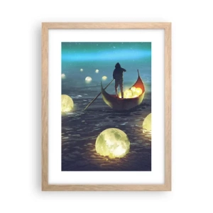 Pôster com moldura de carvalho claro - Coisas com as quais os filósofos nunca sonharam - 30x40 cm