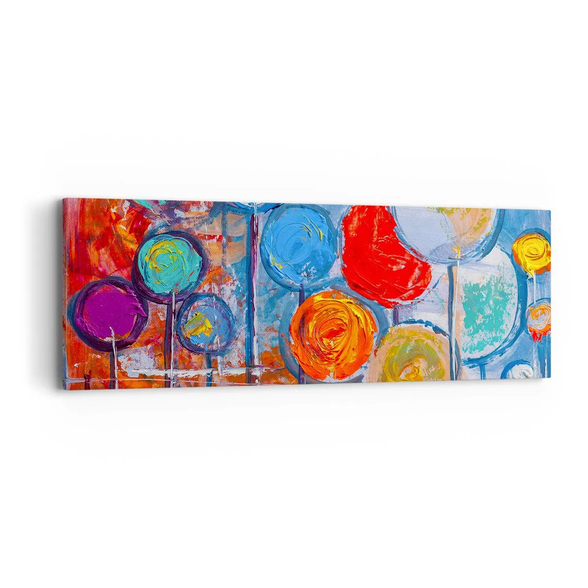 Quadro em tela - De várias cores e tamanhos - 90x30 cm