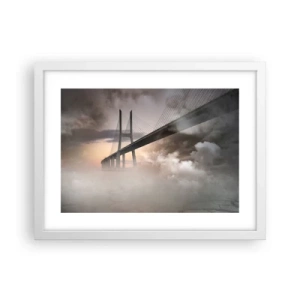 Pôster em moldura branca - No rio que não existe - 40x30 cm