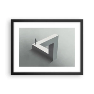 Pôster com moldura preta - Mas é possível - 40x30 cm