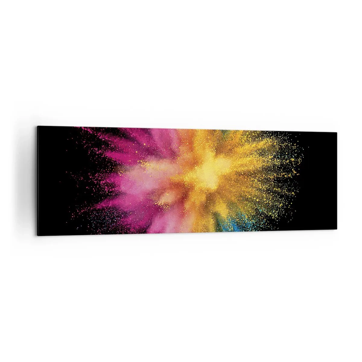 Quadro em tela - O nascimento das cores  - 160x50 cm