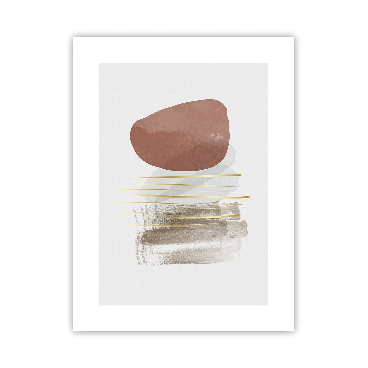 Pôster - Colunata abstrata - 30x40 cm