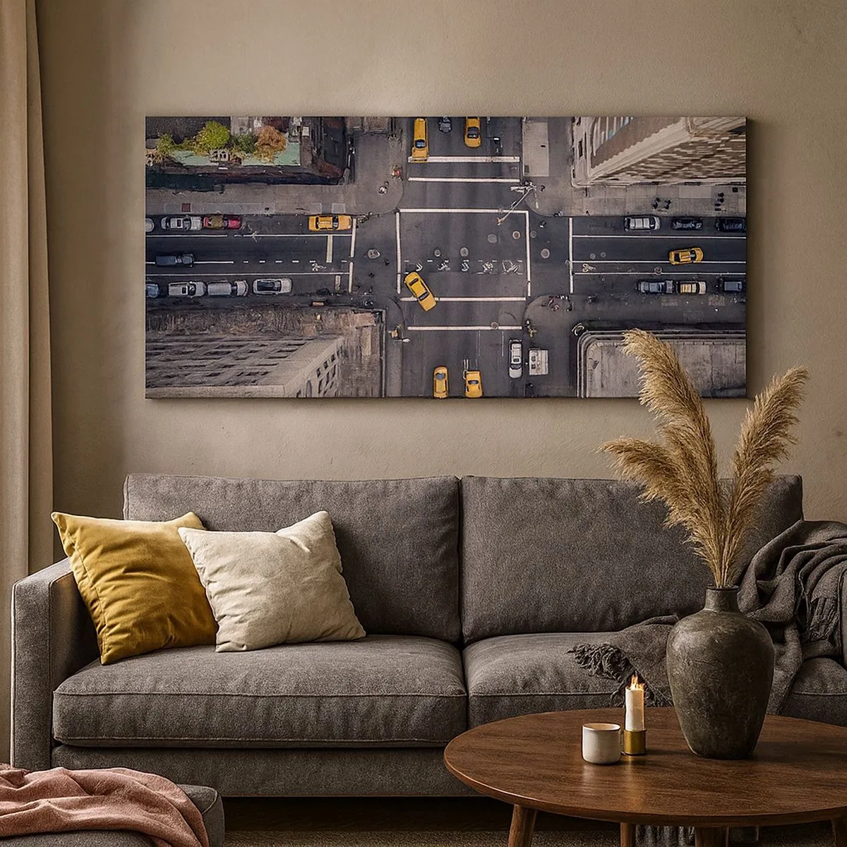 Quadro em tela - Escolha simples - 100x40 cm