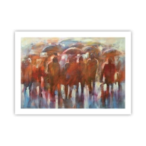 Pôster - Iguais na chuva e no nevoeiro - 70x50 cm