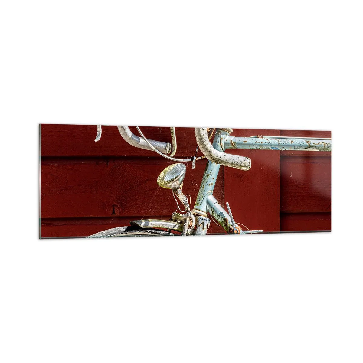 Quadro em vidro - Feito para vencer - 90x30 cm