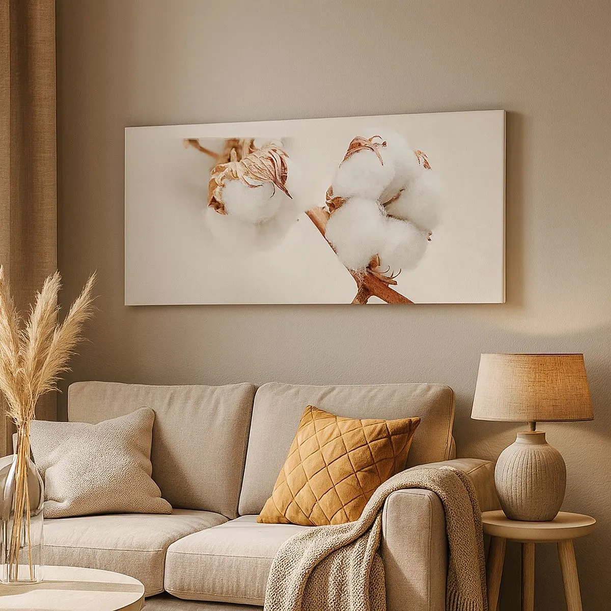 Quadro em tela - Apenas acaricie - 100x40 cm