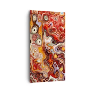 Quadro em tela - Se as nozes tivessem derretido no mel - 55x100 cm