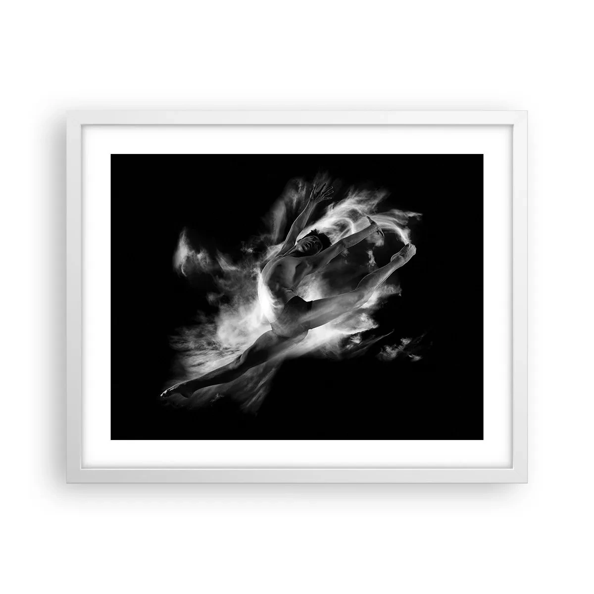 Pôster em moldura branca - Parado no ar - 50x40 cm