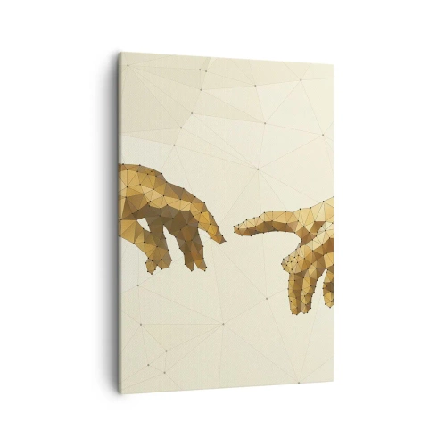 Quadro em tela - Geometria divina - 50x70 cm