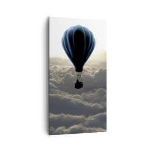 Quadro em tela - Andarilho acima das nuvens - 55x100 cm