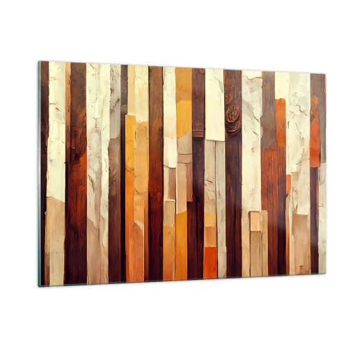 Quadro em vidro - Hino das árvores da floresta - 120x80 cm