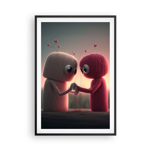 Pôster com moldura preta - Todos podem amar - 61x91 cm