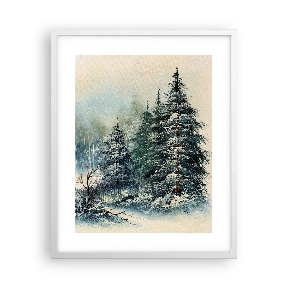 Pôster em moldura branca - Prontas para o Natal - 40x50 cm