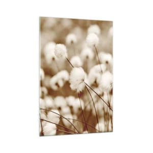 Quadro em vidro - Campos felpudos - 70x100 cm