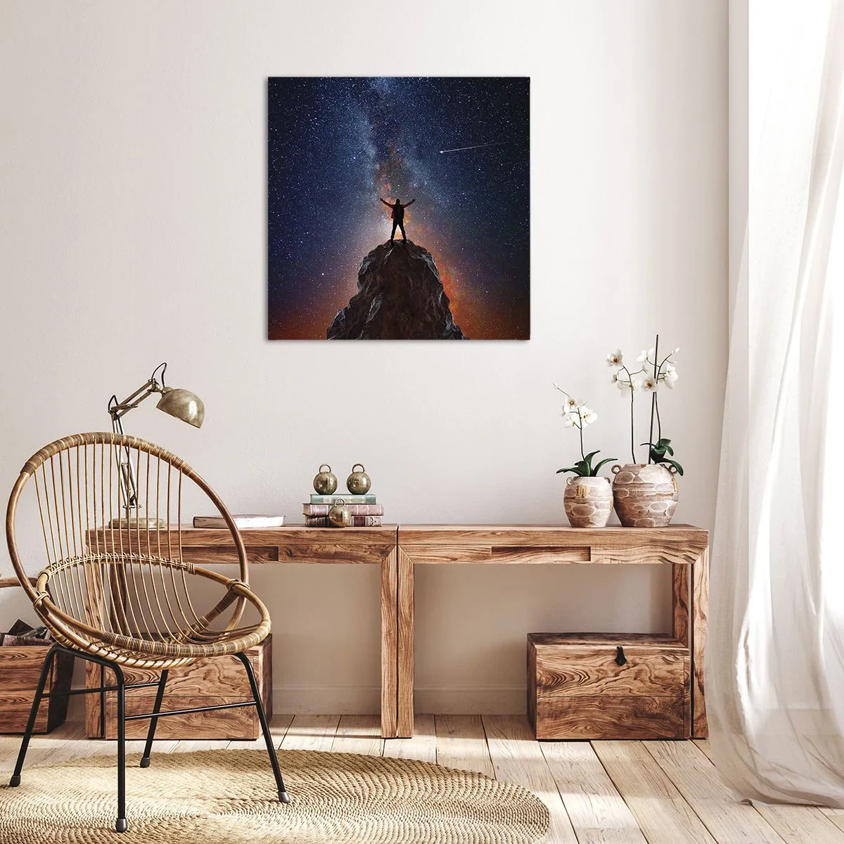 Quadro em tela - A força está comigo! - 70x70 cm