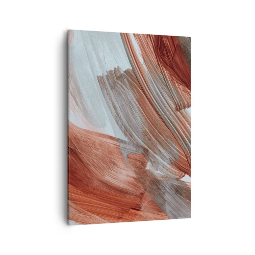 Quadro em tela - Abstração de outono e vento - 50x70 cm