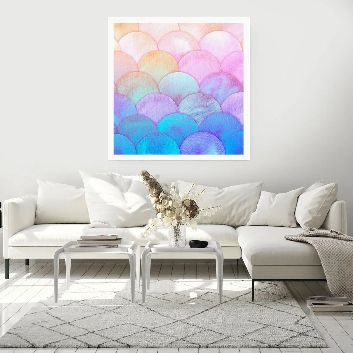 Pôster - Escala de pérola - 50x50 cm