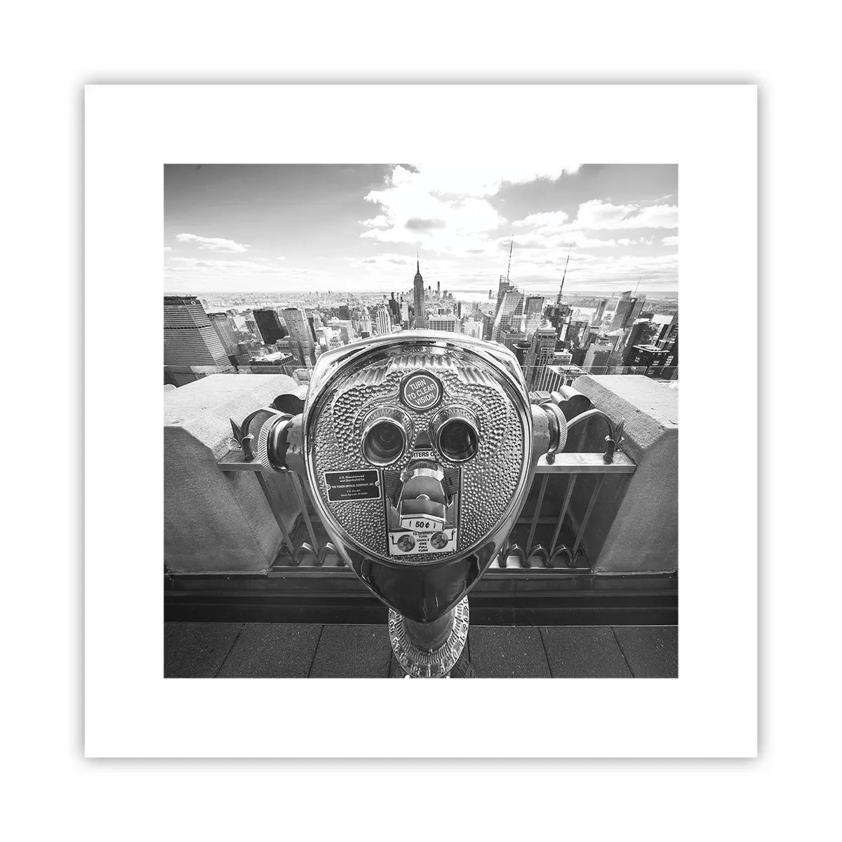 Pôster - A cidade das cidades - 30x30 cm