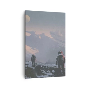 Quadro em tela - Sob uma estrela desconhecida - 80x120 cm