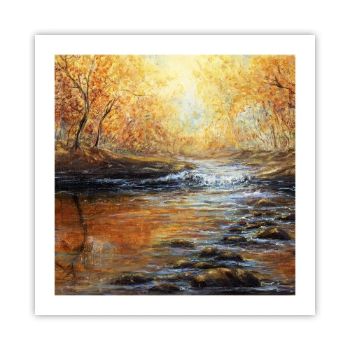Pôster - Riacho Dourado - 50x50 cm