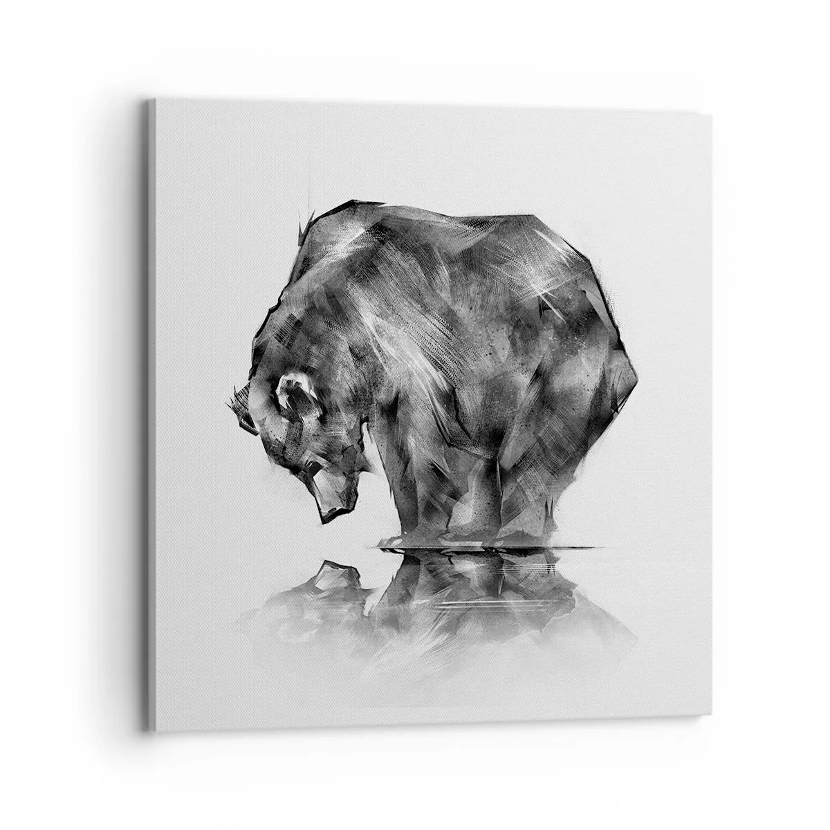 Quadro em tela - É bom ver alguém próximo - 70x70 cm