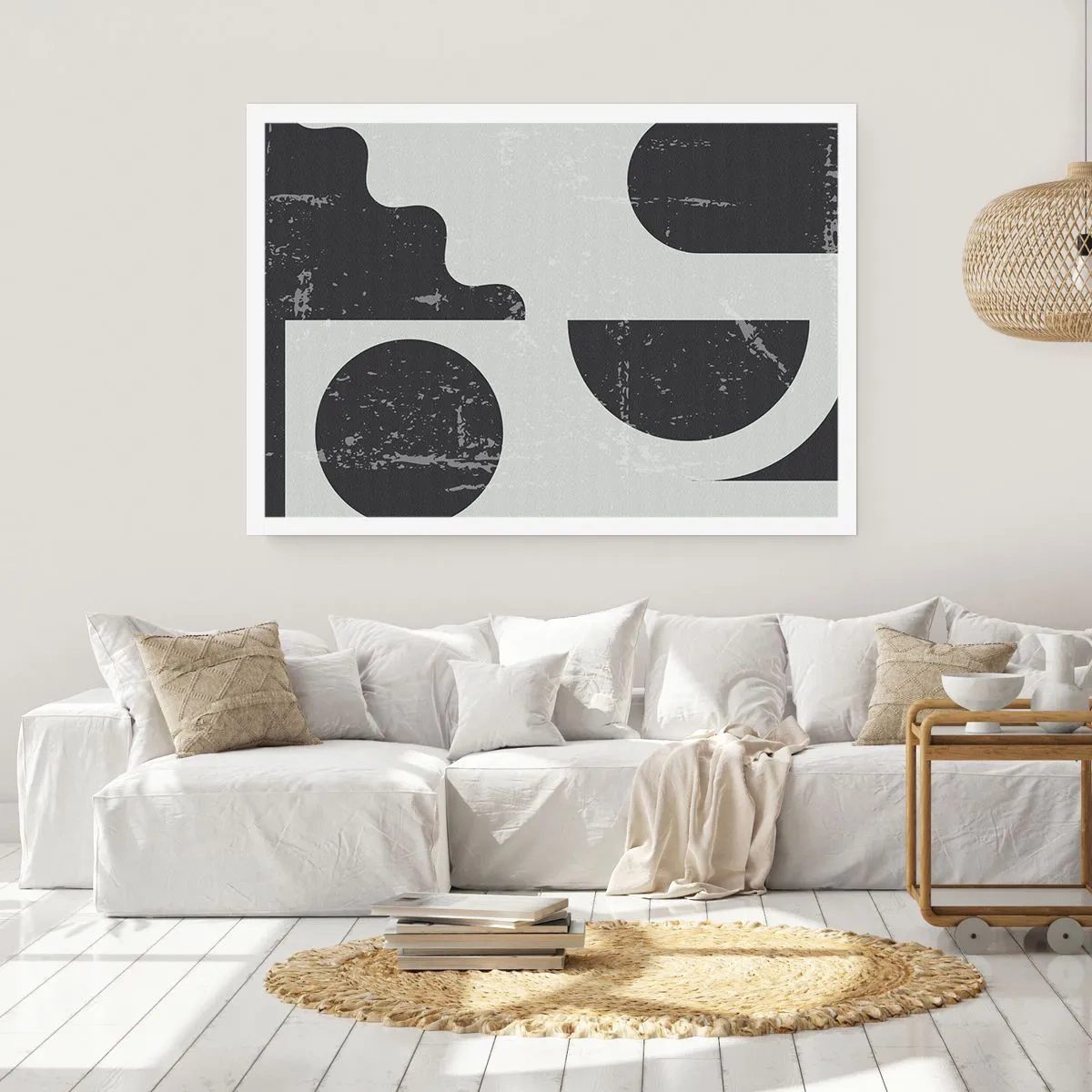 Pôster - Composição acima e abaixo - 70x50 cm