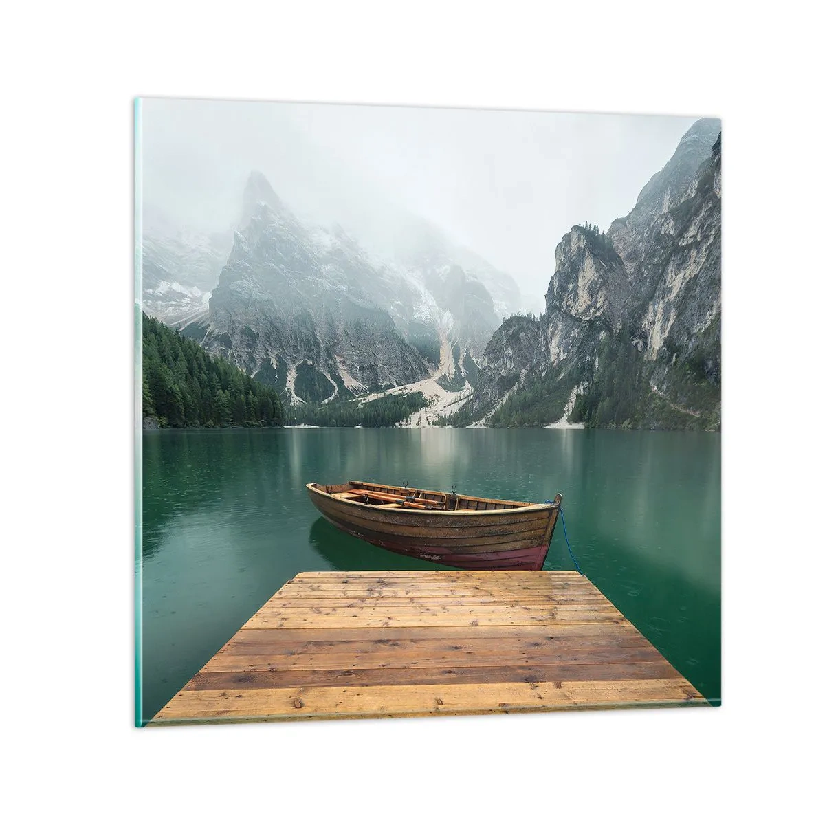 Quadro em vidro - Rochas orgulhosas  - 40x40 cm