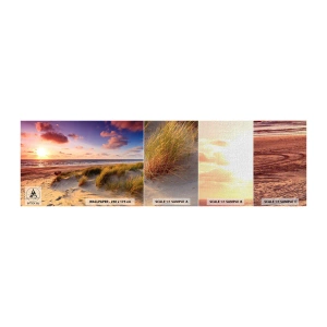 Amostra de papel de parede Premium Canvas - Ar com cheiro de verão - Paisagem, Praia, Duna - 100x30 cm