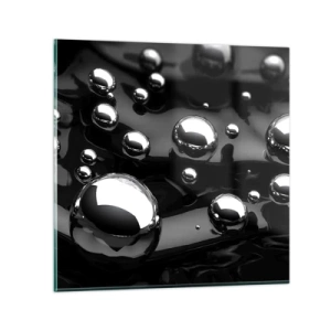 Quadro em vidro - Das profundezas negras - 30x30 cm