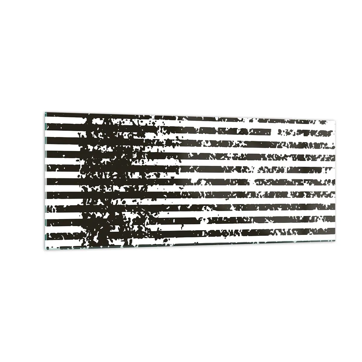 Quadro em vidro - Ritmo e ruído - 100x40 cm