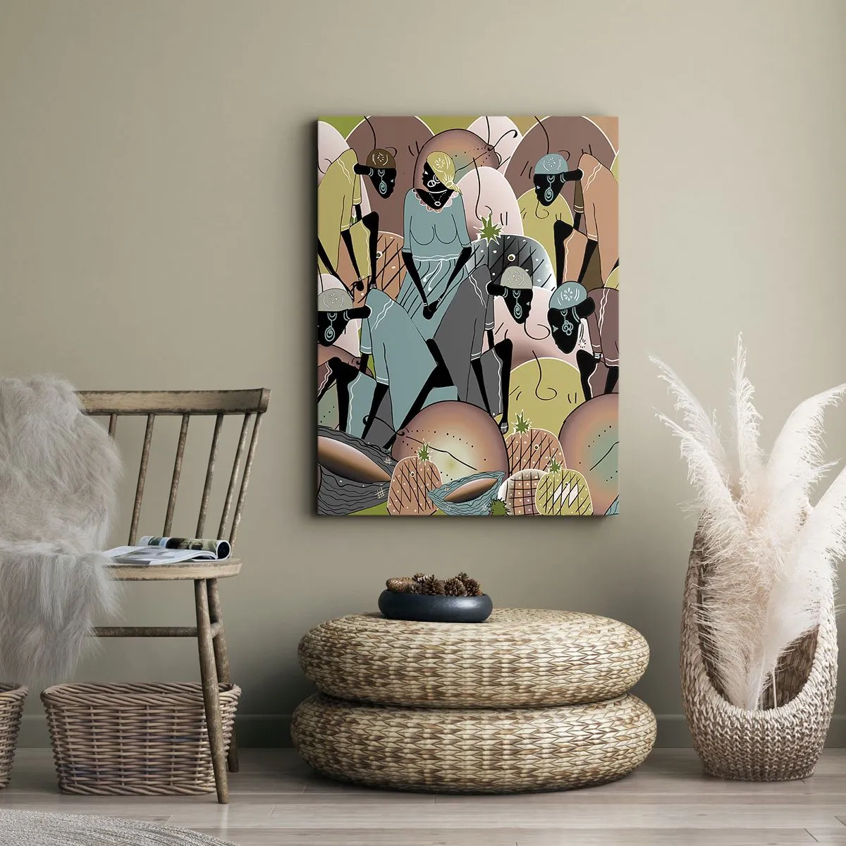 Quadro em tela - Uma grande festa se aproxima - 70x100 cm