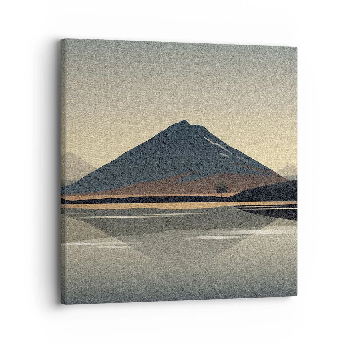 Quadro em tela - Reflexo de espelho - 30x30 cm