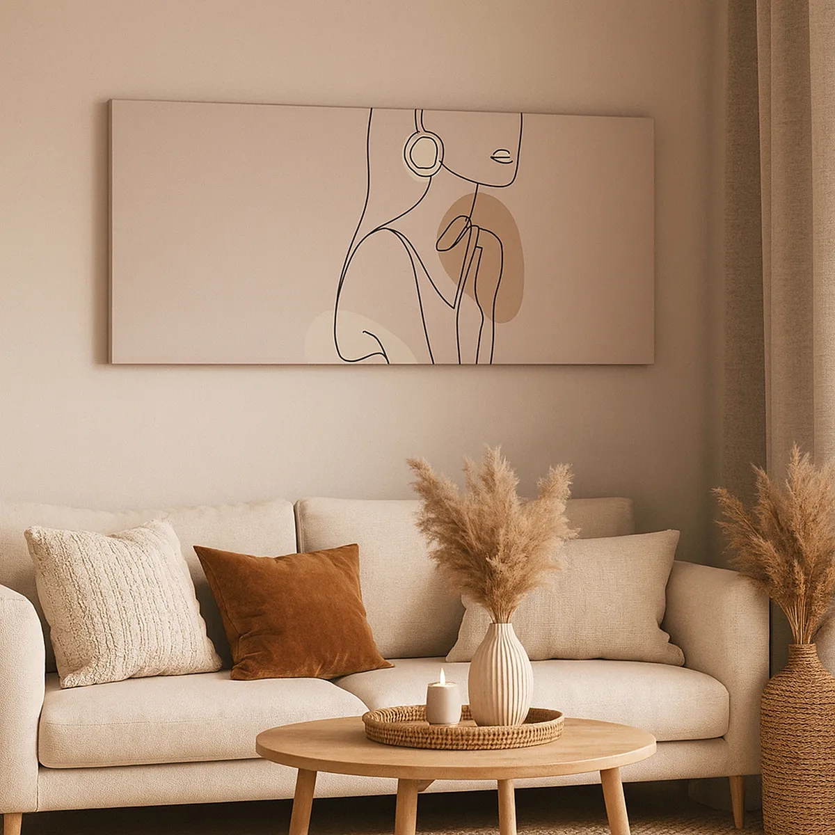 Quadro em tela - Um ícone da feminilidade - 30x30 cm