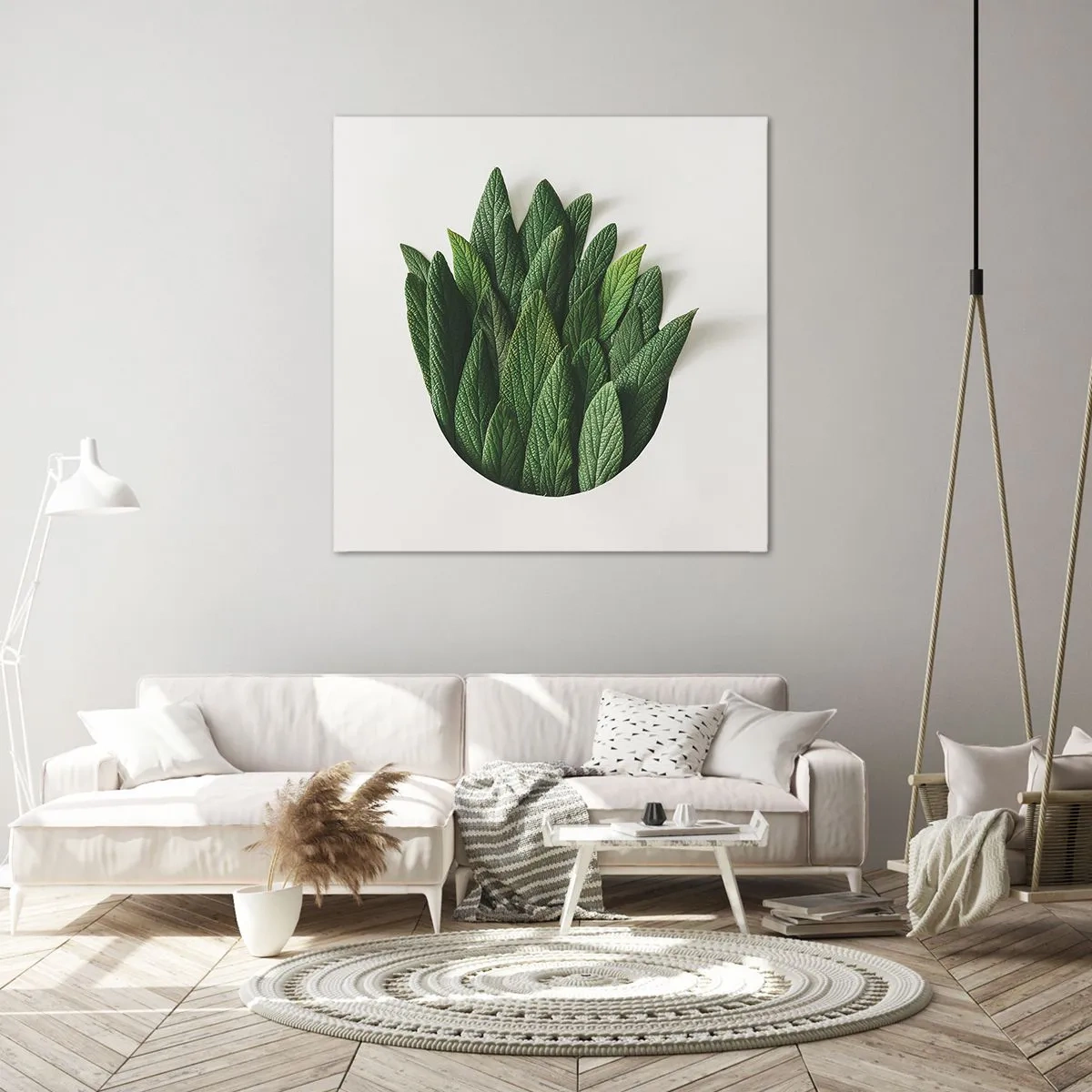 Quadro em tela - Curiosidade indomável - 40x40 cm