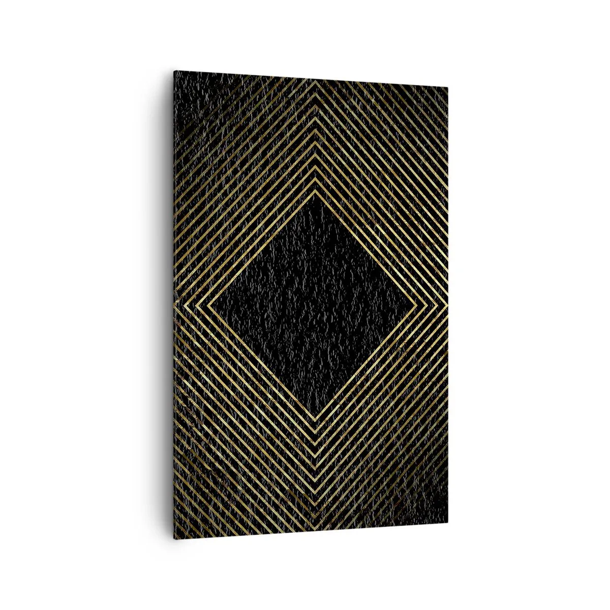 Quadro em tela - Geometria em estilo glamoroso - 80x120 cm