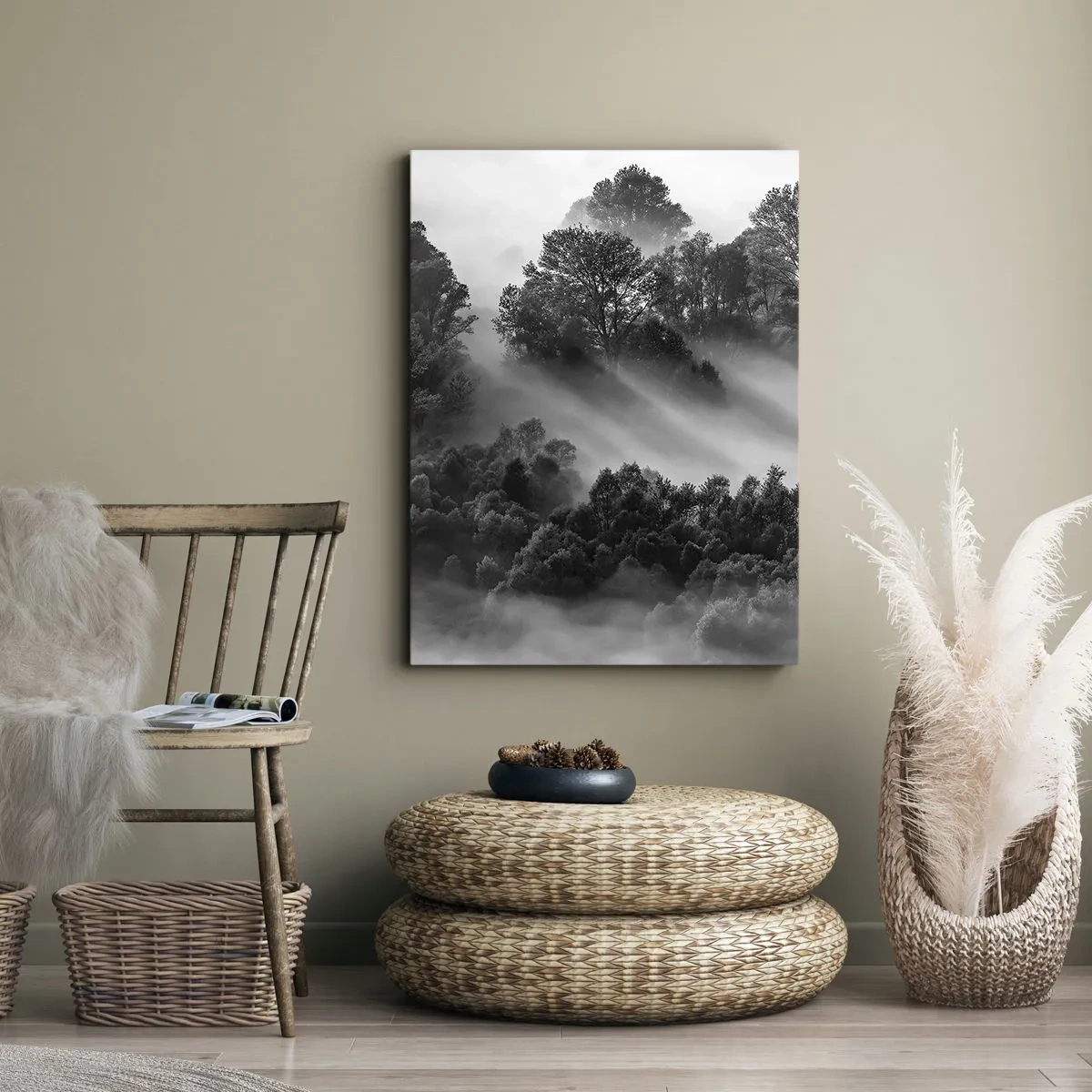 Quadro em tela - Levantar-se do sono - 50x70 cm