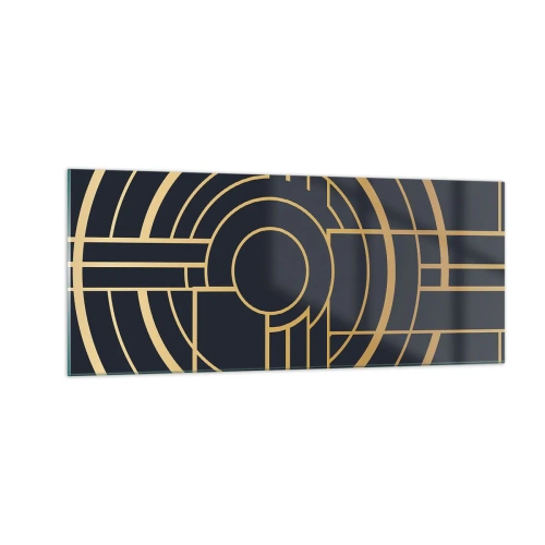 Quadro em vidro - Rotação das coisas - 100x40 cm