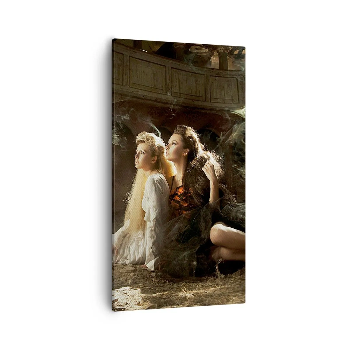 Quadro em tela - E a poesia nasceu - 55x100 cm