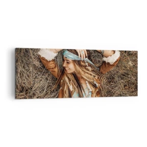 Quadro em tela - A caminho do verão do amor - 140x50 cm