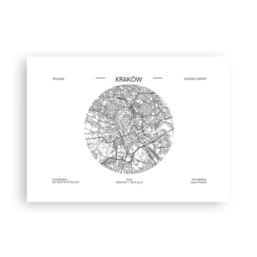 Pôster - Anatomia de Cracóvia - 70x50 cm