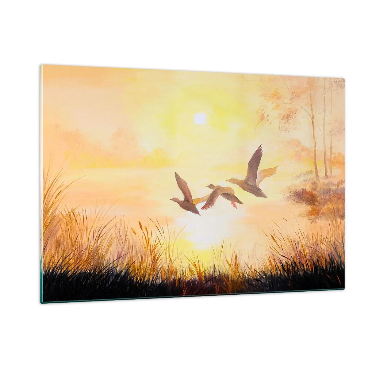 Quadro em vidro - O início de uma longa viagem - 120x80 cm