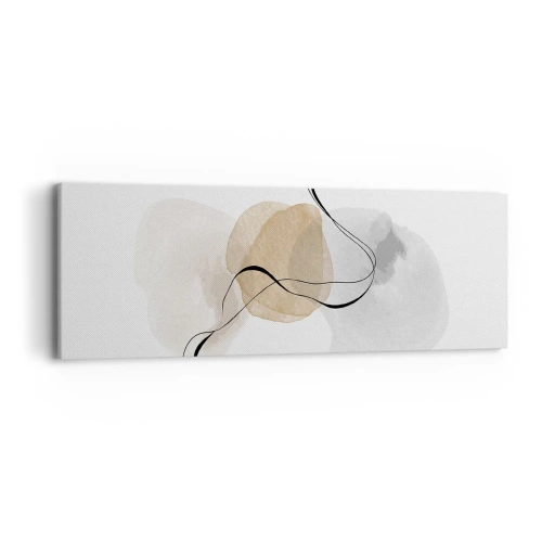 Quadro em tela - Contas ao vento - 90x30 cm