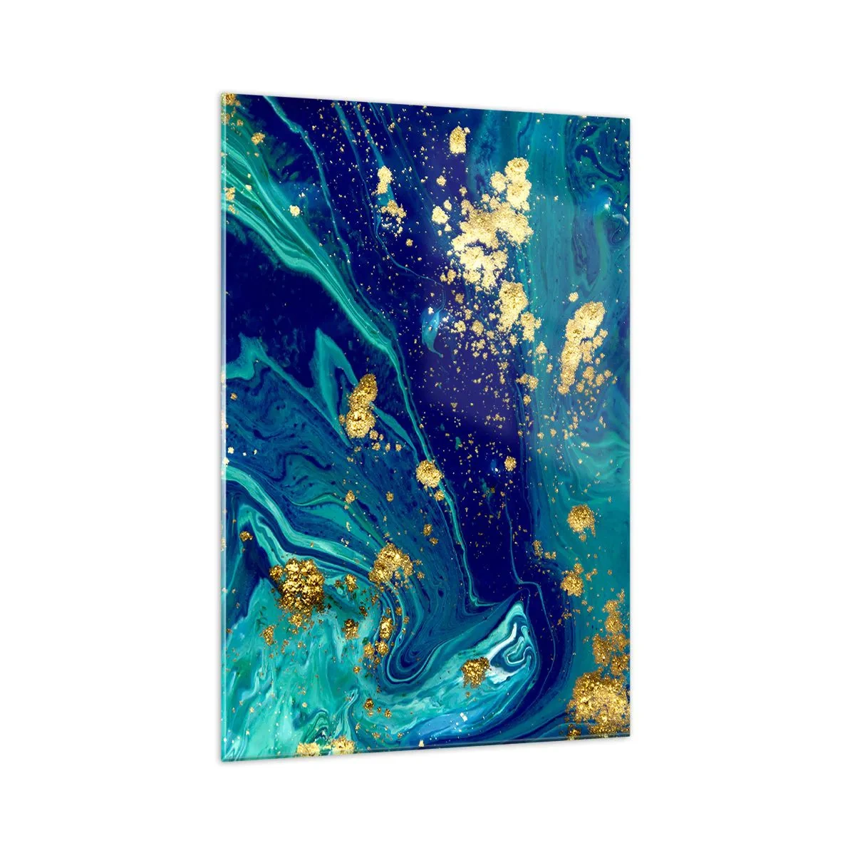 Quadro em vidro - Flocos de sol  - 70x100 cm