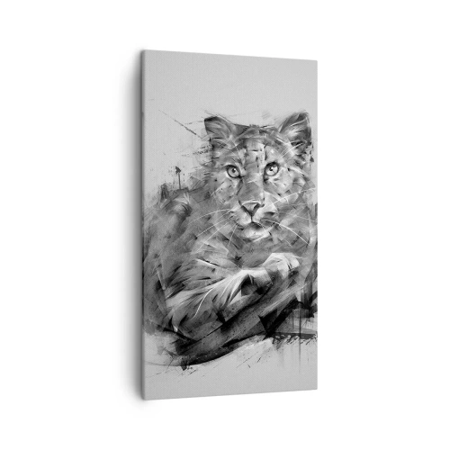 Quadro em tela - Sim, estou a ouvir atentamente - 45x80 cm