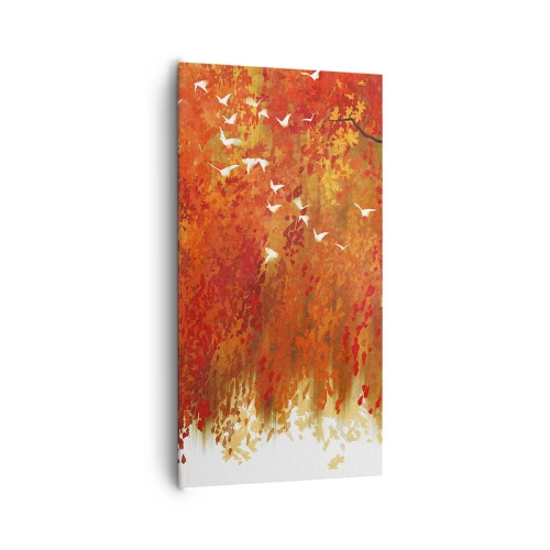 Quadro em tela - Será que vai voar com eles? - 65x120 cm